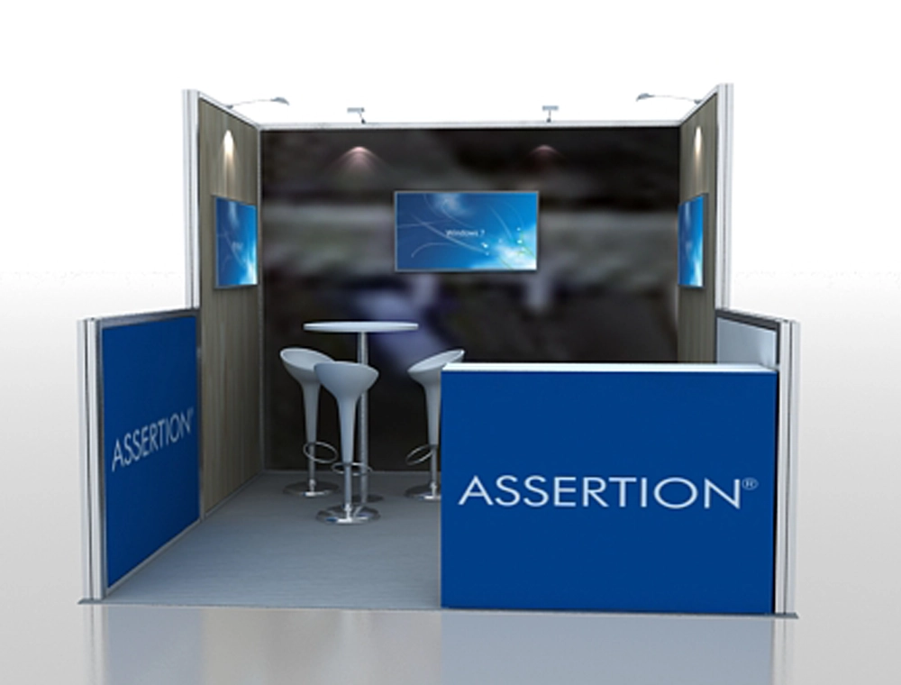 10x10 booth display